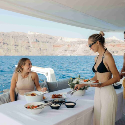 Food in the boat